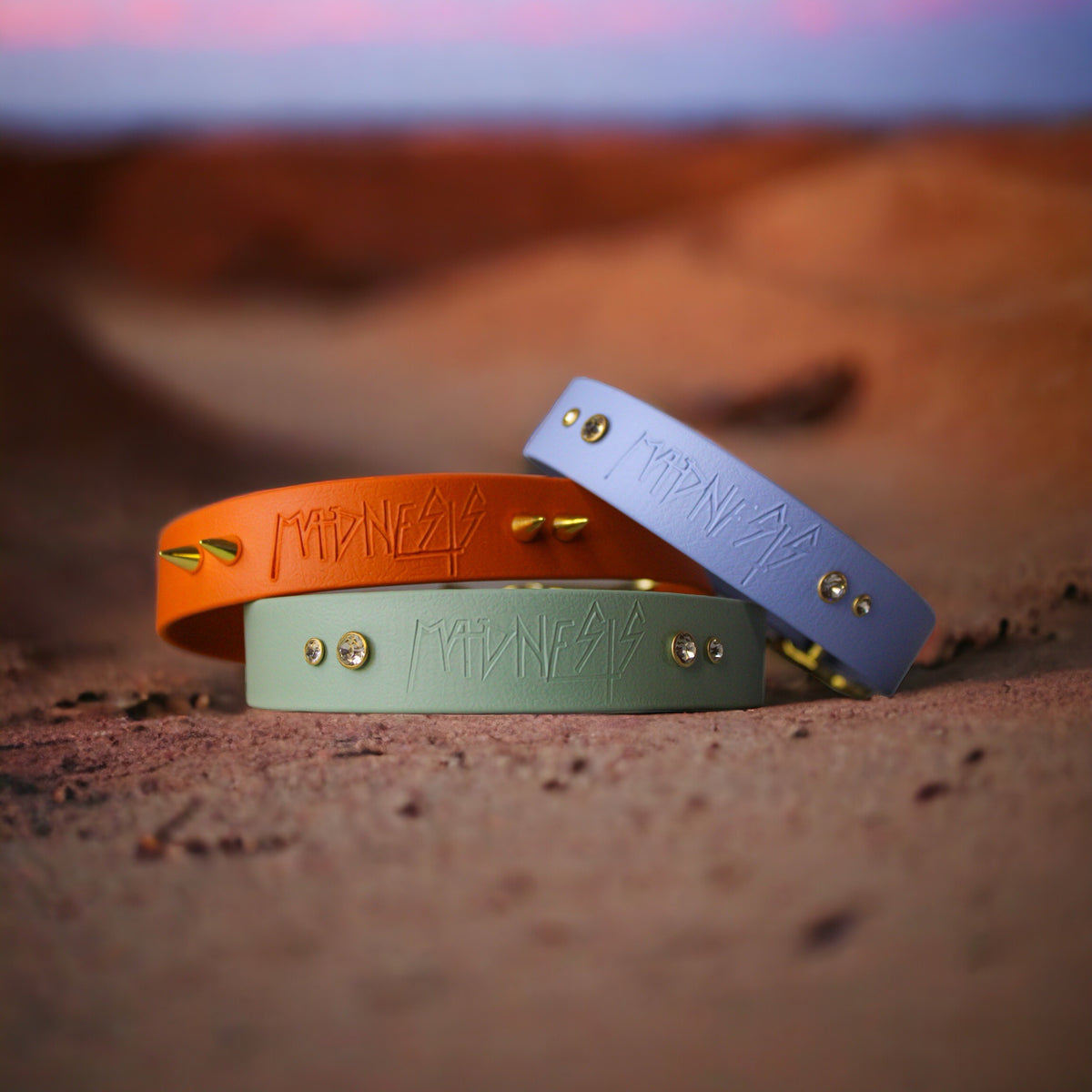 Collier pour chien en Biothane, résistant et réglable, boucle en laiton, pour petits et grands chiens - Madnesis