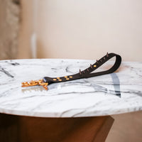 Poignée pour chien en Biothane, résistante, mousqueton en laiton, dragonne, mousqueton mexicain - Madnesis